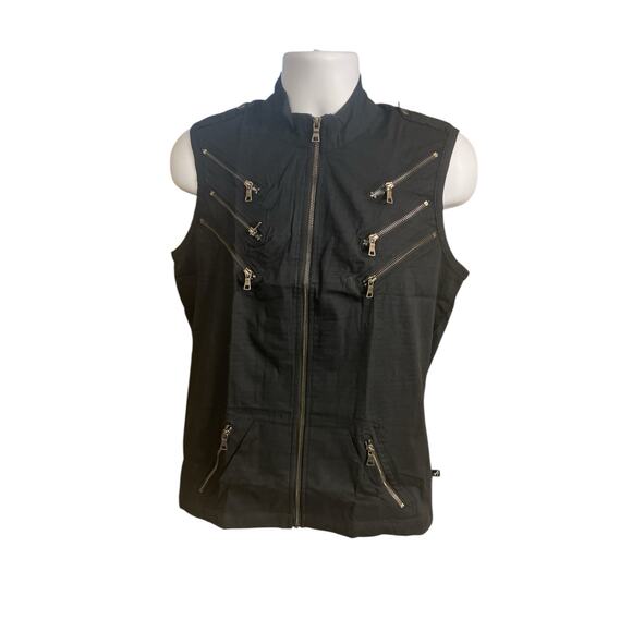 Andrew Christian Special Forces Capsule Zipper Vest Black Large - Picture 3 of 16